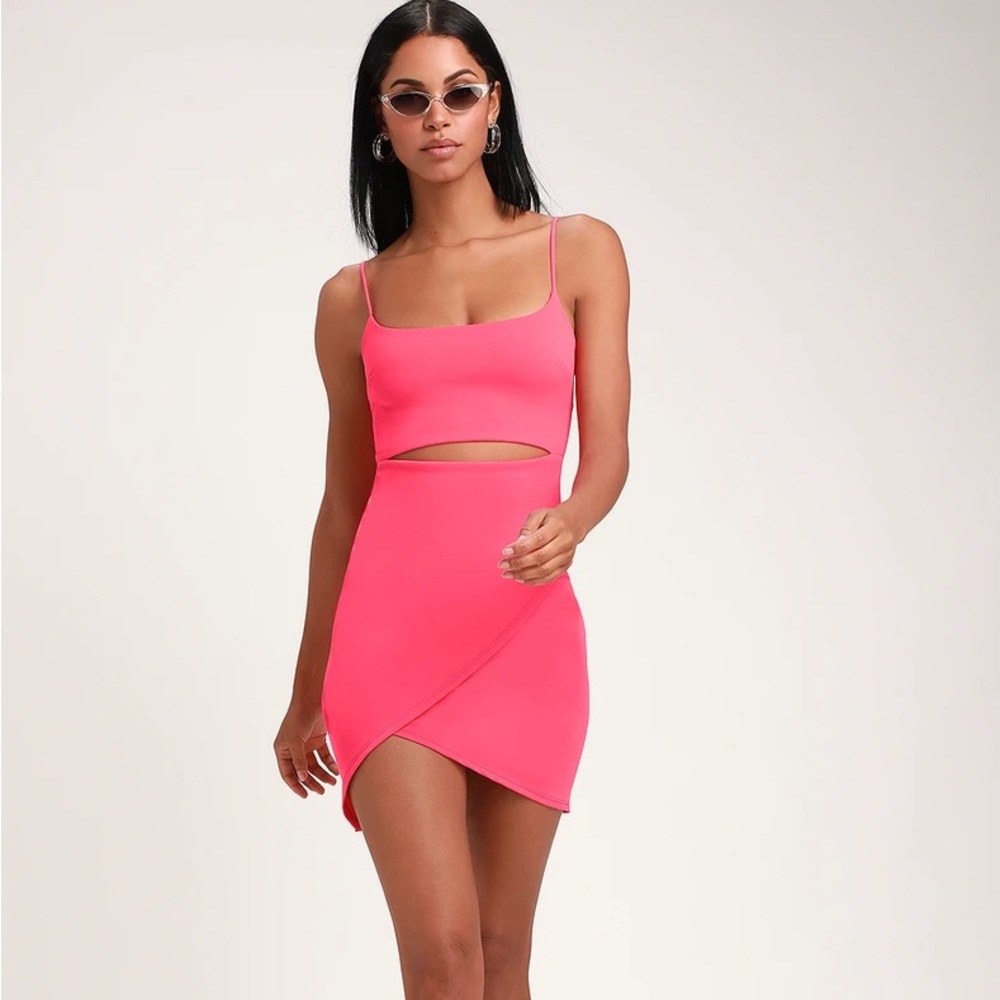 Lulu’s cutout on the town bodycon dress